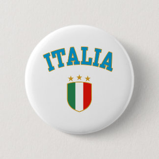Italia 6 Cm Round Badge