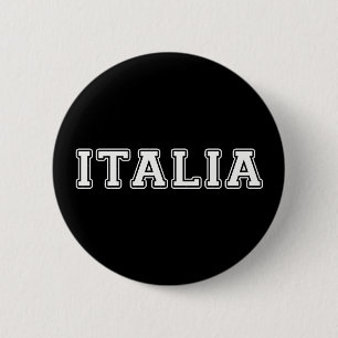 Italia 6 Cm Round Badge