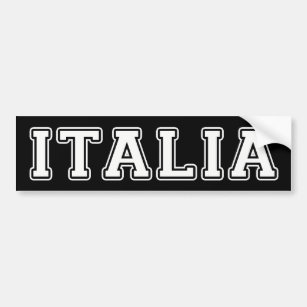 Italia Bumper Sticker