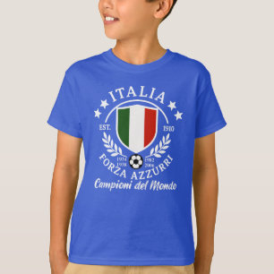 Italia Calcio 4 Stelle T-Shirt