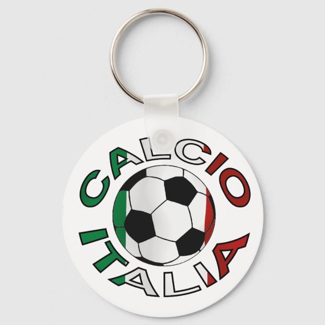 Italia Calcio Italy Football Key Ring (Front)
