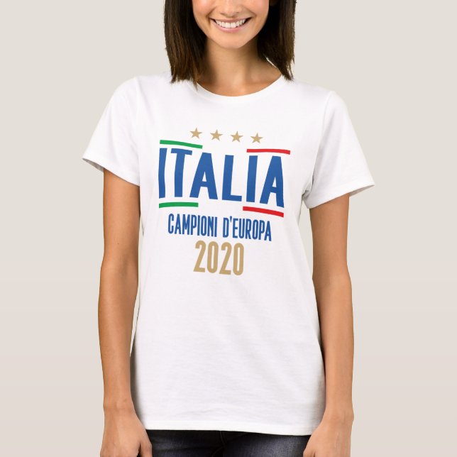 Italia Champions of Europe T-Shirt (Front)