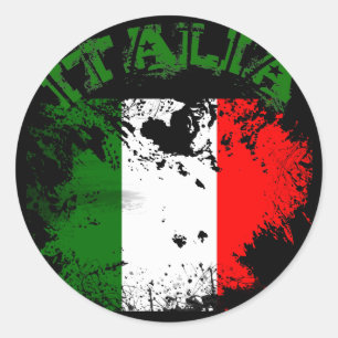 ITALIA CLASSIC ROUND STICKER