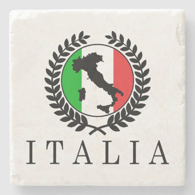 Italia Classico Stone Coaster (Front)