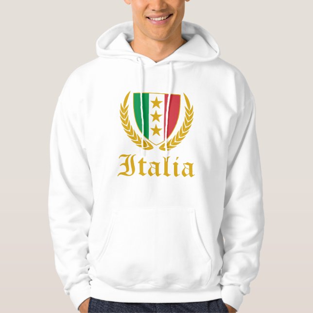 Italia Crest Hoodie (Front)