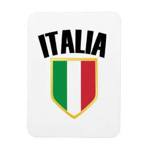 Italia Crest Italy Flag Magnet