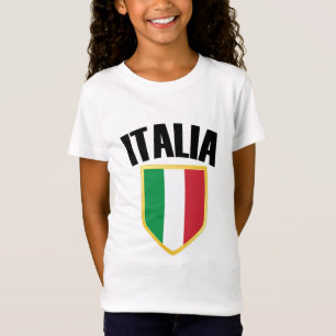 Italia Crest Italy Flag T-Shirt