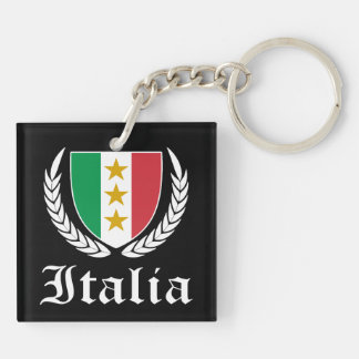 Italia Crest Key Ring