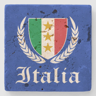 Italia Crest Stone Coaster