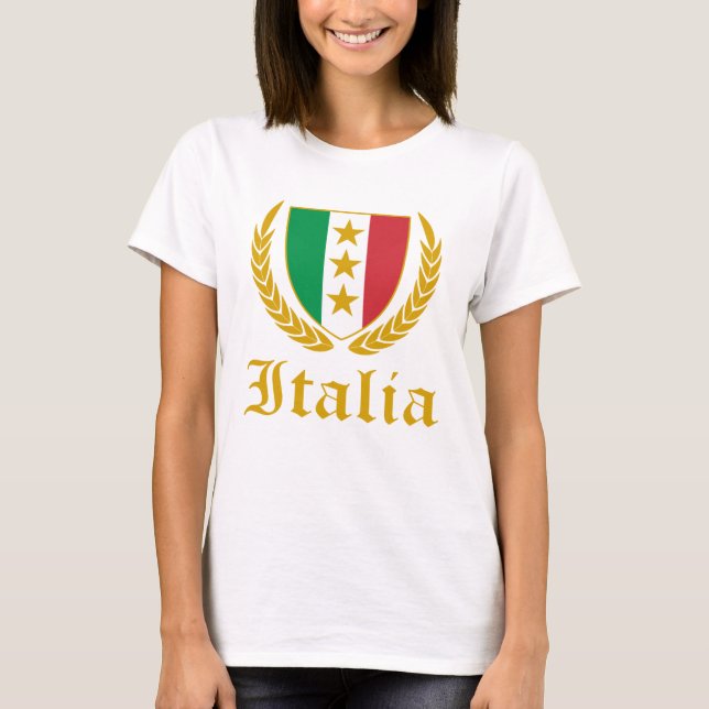Italia Crest T-Shirt (Front)