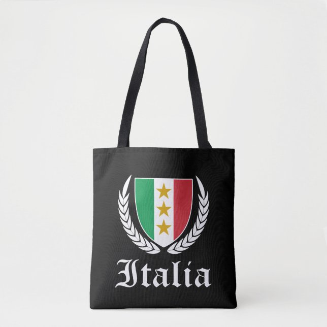 Italia Crest Tote Bag (Front)