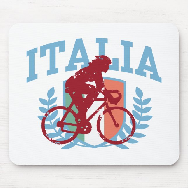 Italia Cycling (female) Mouse Mat (Front)