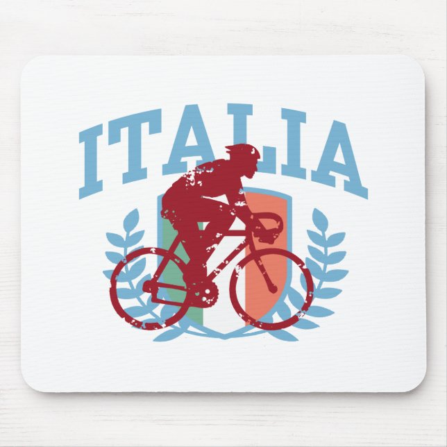 Italia Cycling (male) Mouse Mat (Front)
