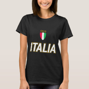 Italia Design Italian Soccer Jersey Style Italy T T-Shirt