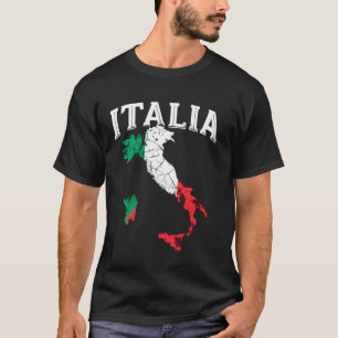 Italia Distressed Flag T-Shirt