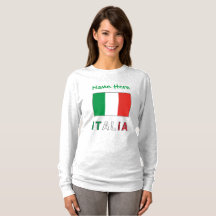 Italia e Bandiera Italiana Personalised Women's