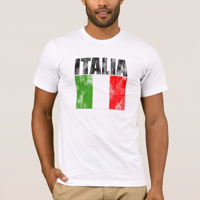 Italia Faded style T-Shirt (Front)