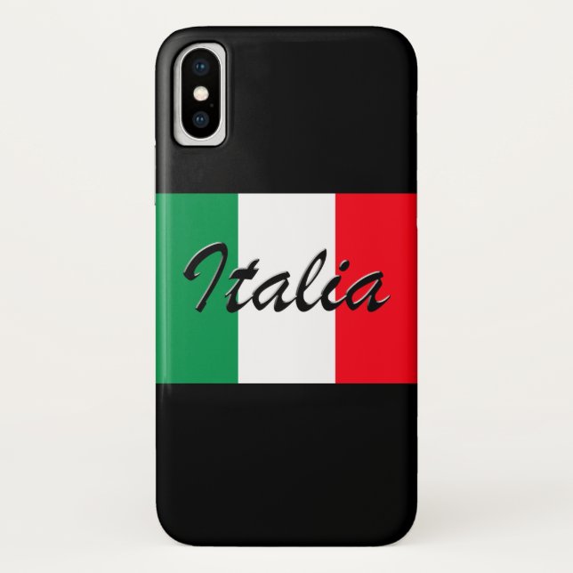 Italia Flag - High Quality Case-Mate iPhone Case (Back)