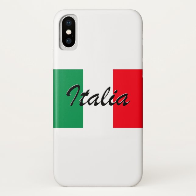 Italia Flag - High Quality Case-Mate iPhone Case (Back)