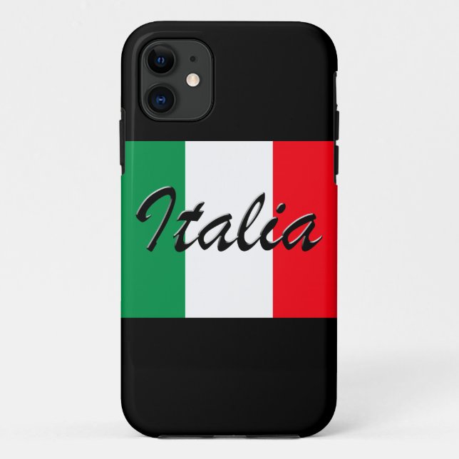 Italia Flag - High Quality Case-Mate iPhone Case (Back)