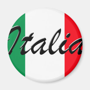 Italia Flag - High Quality Magnet