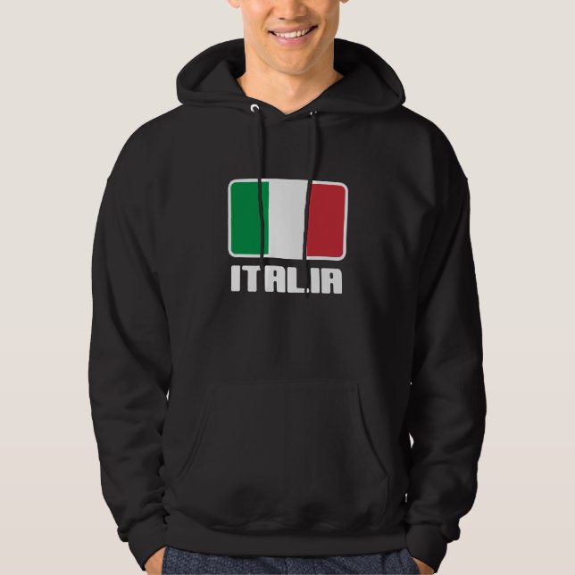 Italia Flag Hoodie (Front)