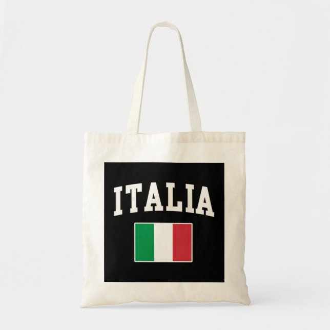 Italia Flag Italy Italian Italiano Family Men Wome Tote Bag (Front)