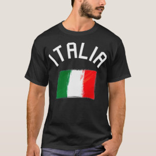 Italia Flag Italy Italian Italiano Pocket Design  T-Shirt