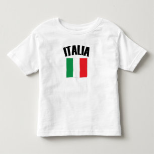Italia Flag Italy Toddler T-Shirt