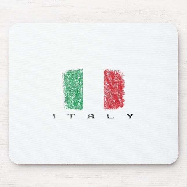 Italia Flag  Mouse Mat (Front)