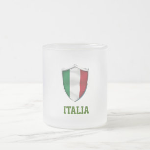 ITALIA FROSTED GLASS COFFEE MUG