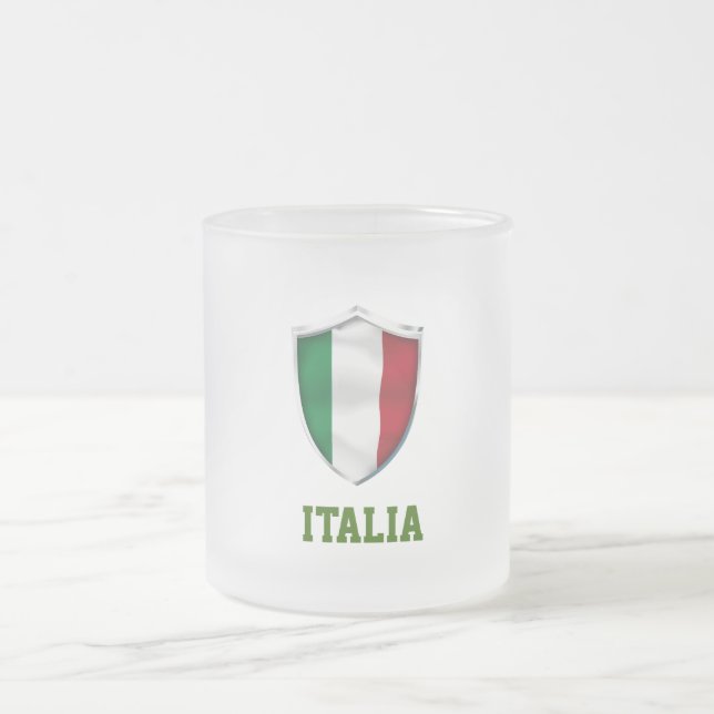 ITALIA FROSTED GLASS COFFEE MUG (Center)