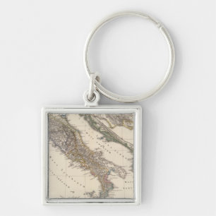 Italia, Gallia cisalpina, Sicilia, Sardinia Key Ring