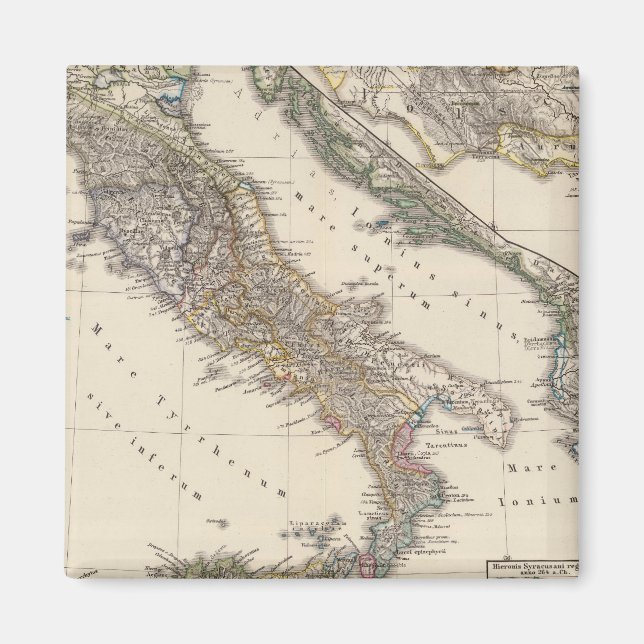 Italia, Gallia cisalpina, Sicilia, Sardinia Magnet (Front)