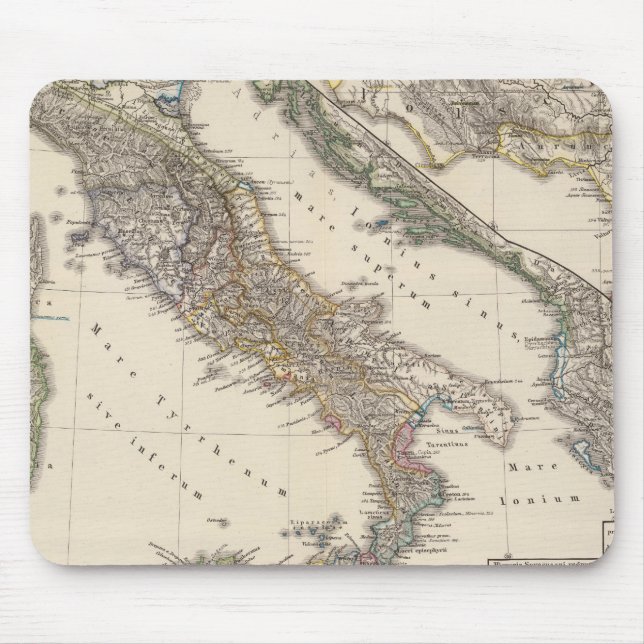 Italia, Gallia cisalpina, Sicilia, Sardinia Mouse Mat (Front)