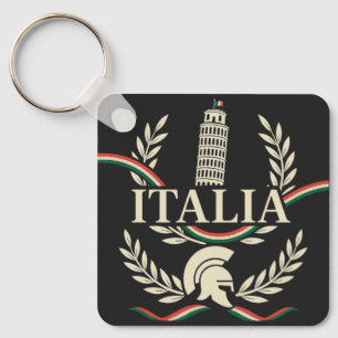 Italia Heritage Crest Key Ring