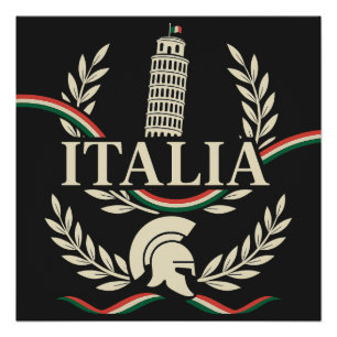 Italia Heritage Crest Poster