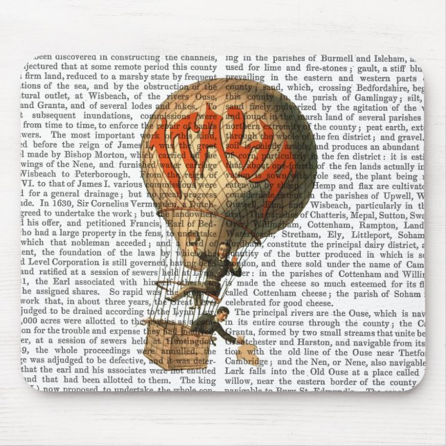 Italia Hot Air Balloon Mouse Mat (Front)