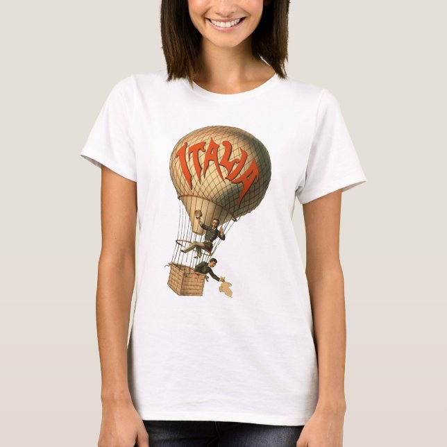 Italia Hot Air Balloon T-Shirt (Front)