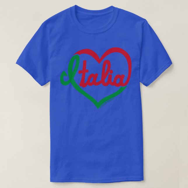 Italia In My Heart T-Shirt (Design Front)