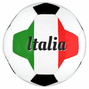 Italia Italian Flag of Italy il Tricolore Custom Football
