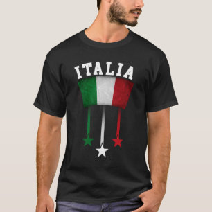 Italia Italy Flag Emblem Italian Pride Ancestry He T-Shirt