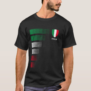 Italia Italy Flag Emblem - Italian Pride Ancestry T-Shirt