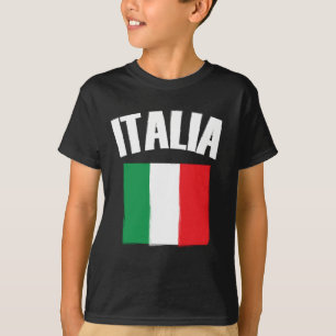 Italia Italy Flag Soccer Fan T-Shirt