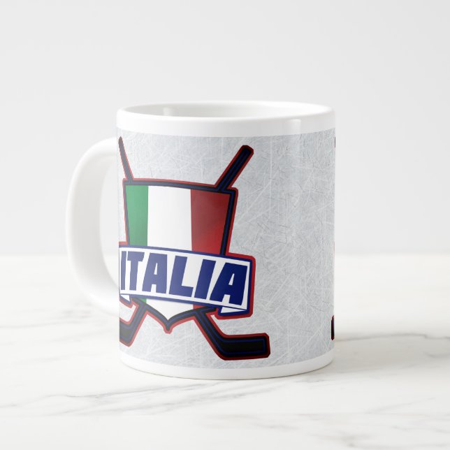 Italia Italy Hockey su Ghiaccio Mug (Front Left)