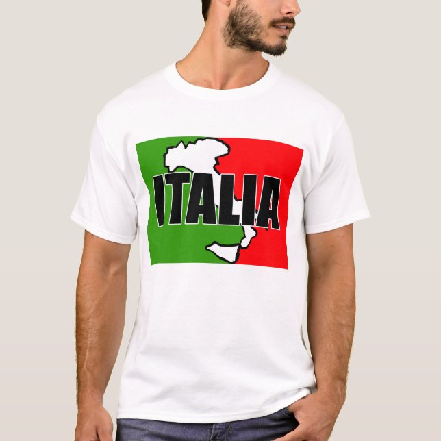 Italia map T-Shirt (Front)