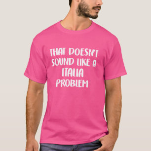 Italia Personalised Cute Flower Girls Italia Name T-Shirt