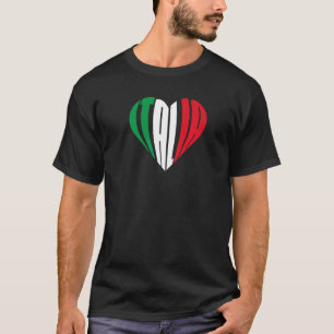 Italia  Proud Italian  Italian Heart I Love Italia T-Shirt