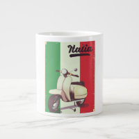 Italia Scooter Vintage travel poster