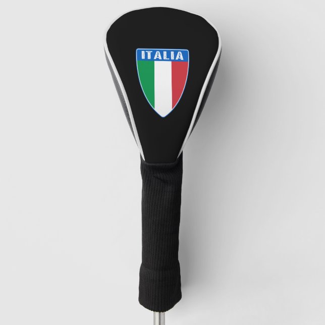 Italia Shield Golf Head Cover (Front)